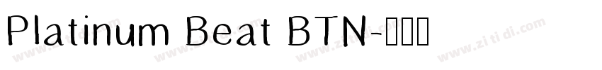 Platinum Beat BTN字体转换